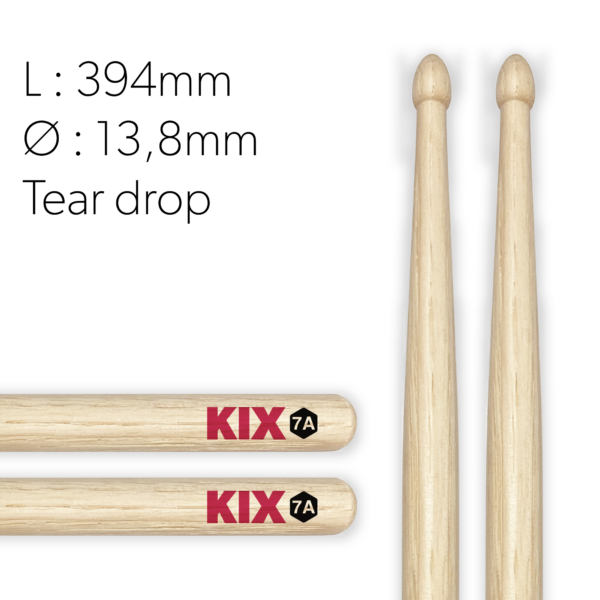 Baguettes KIX Classic 7A Hickory