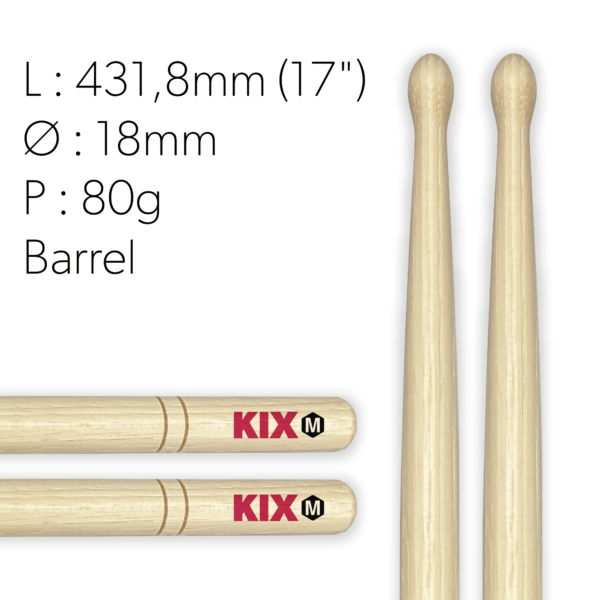 Baguettes KIX Classic Hickory Marching