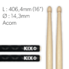 Baguettes Classic Grip 5A KIX