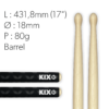 Baguettes Classic Grip Marching KIX