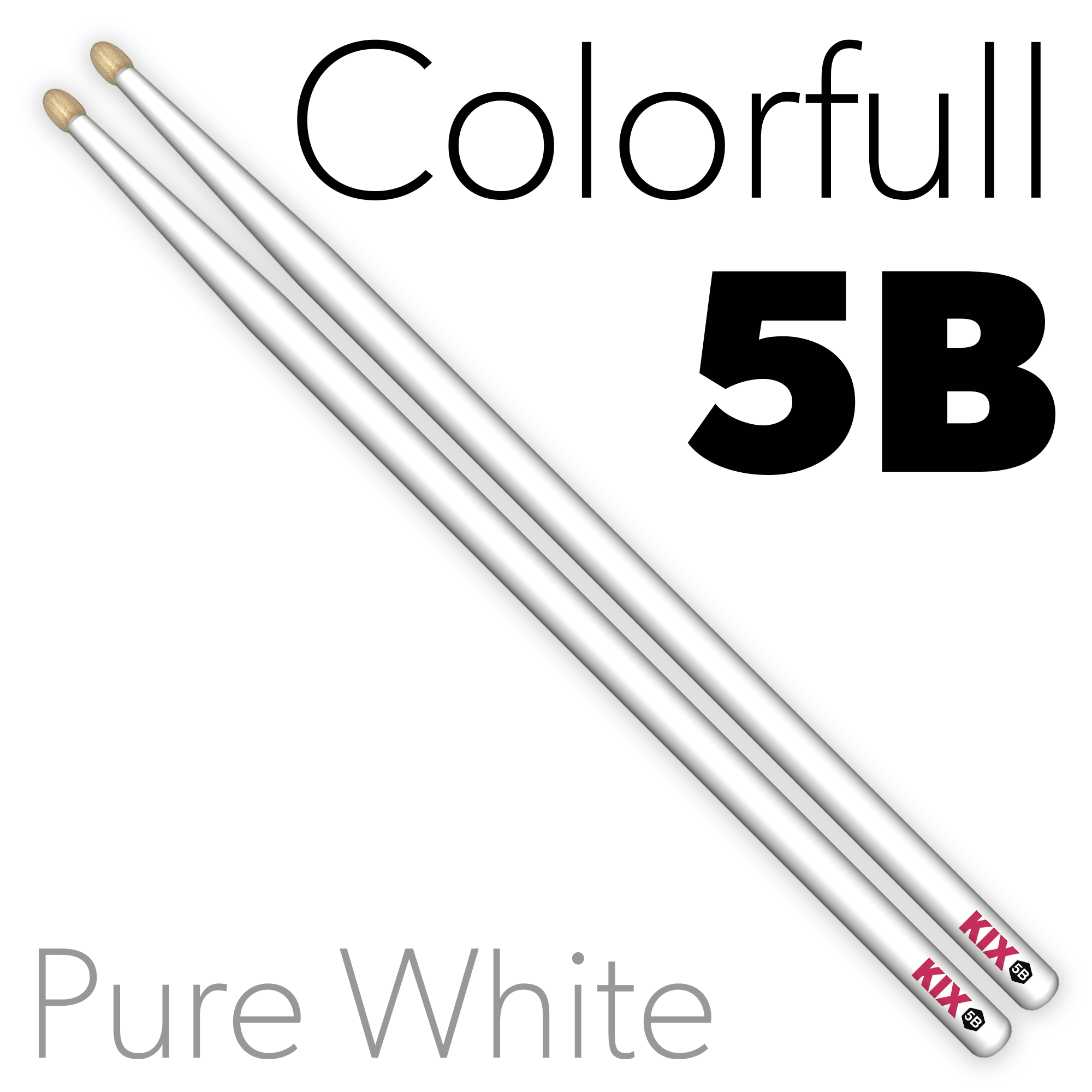Baguettes Colorfull 5B – Pure White KIX