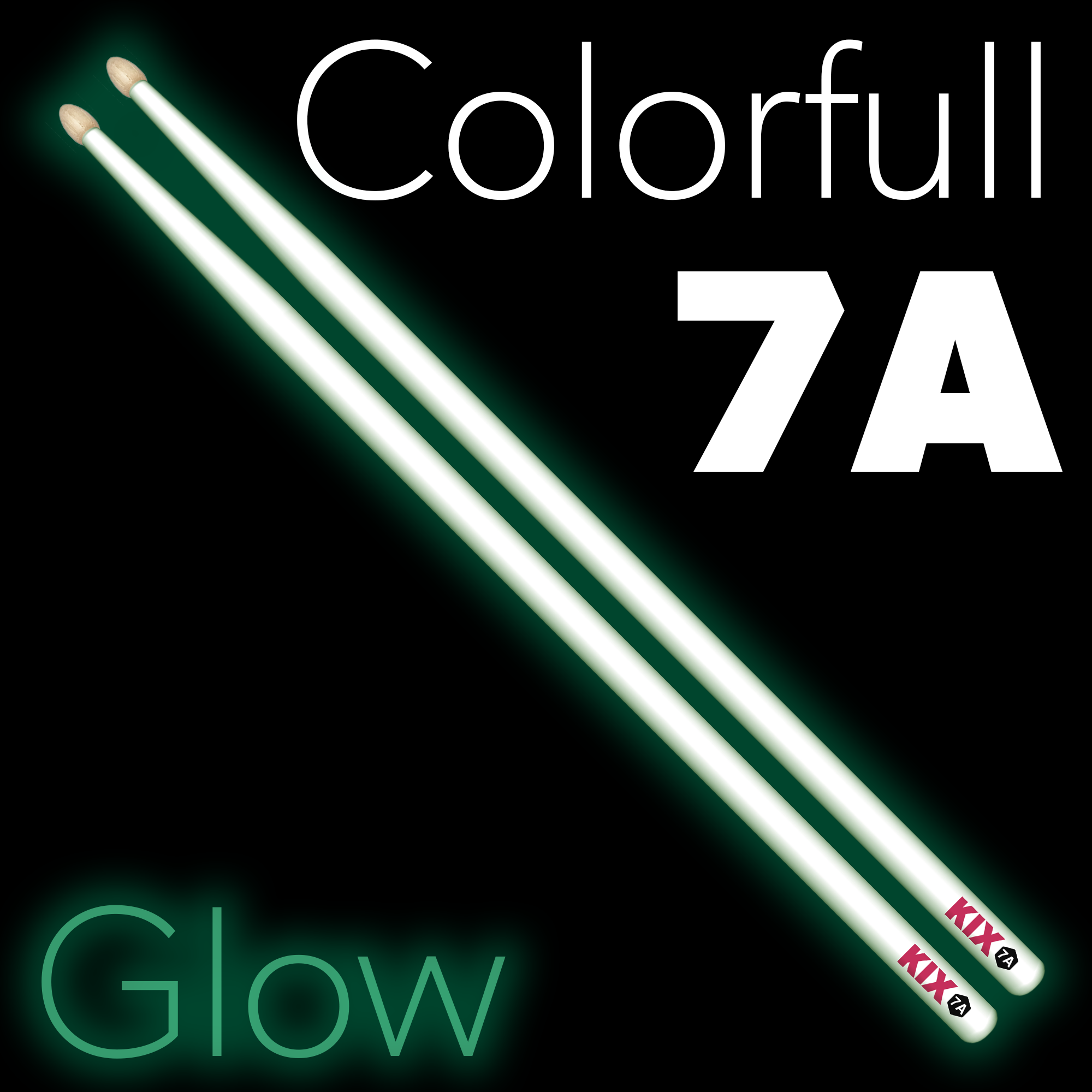 Baguettes Colorfull 7A – Glow KIX
