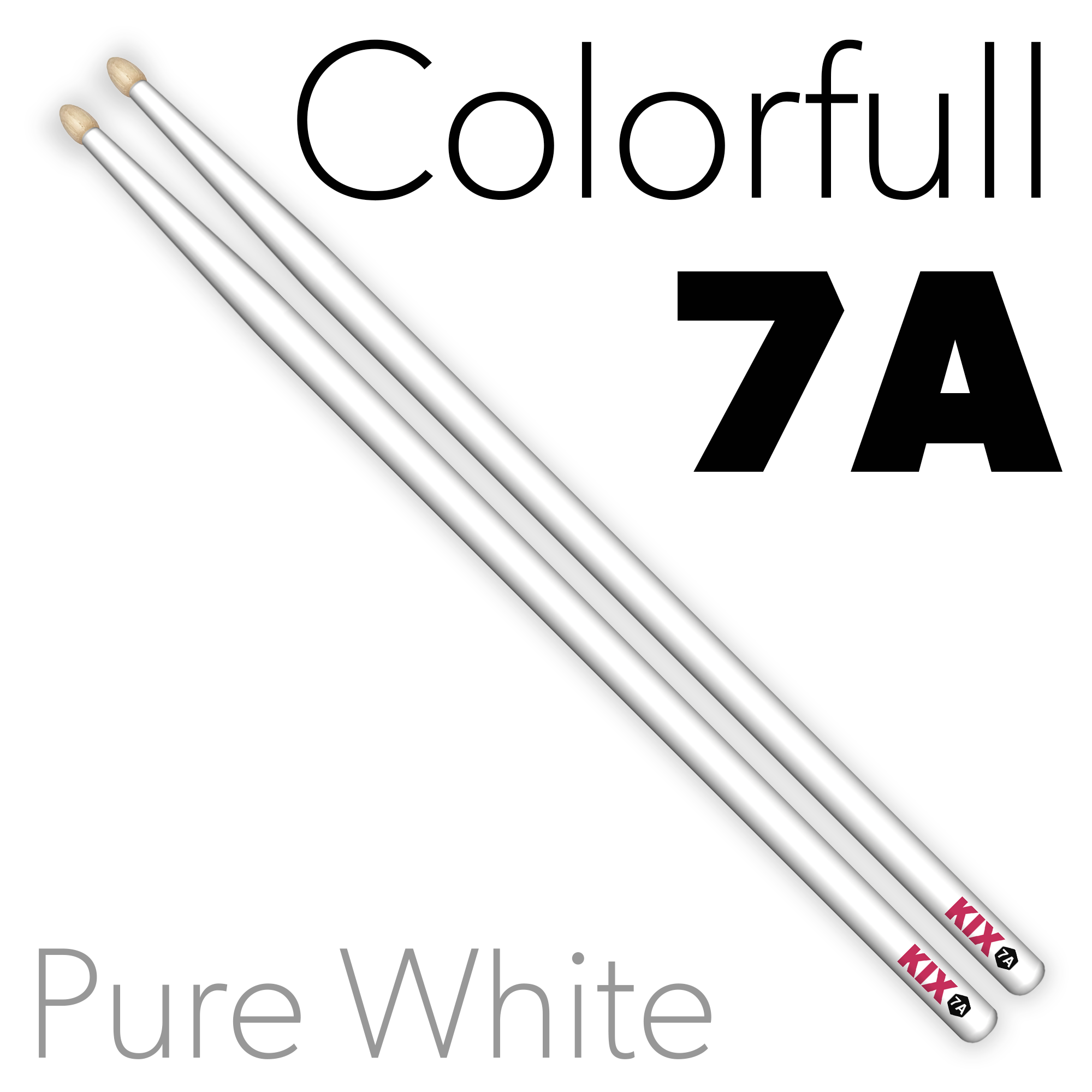 Baguettes Colorfull 7A – Pure White KIX