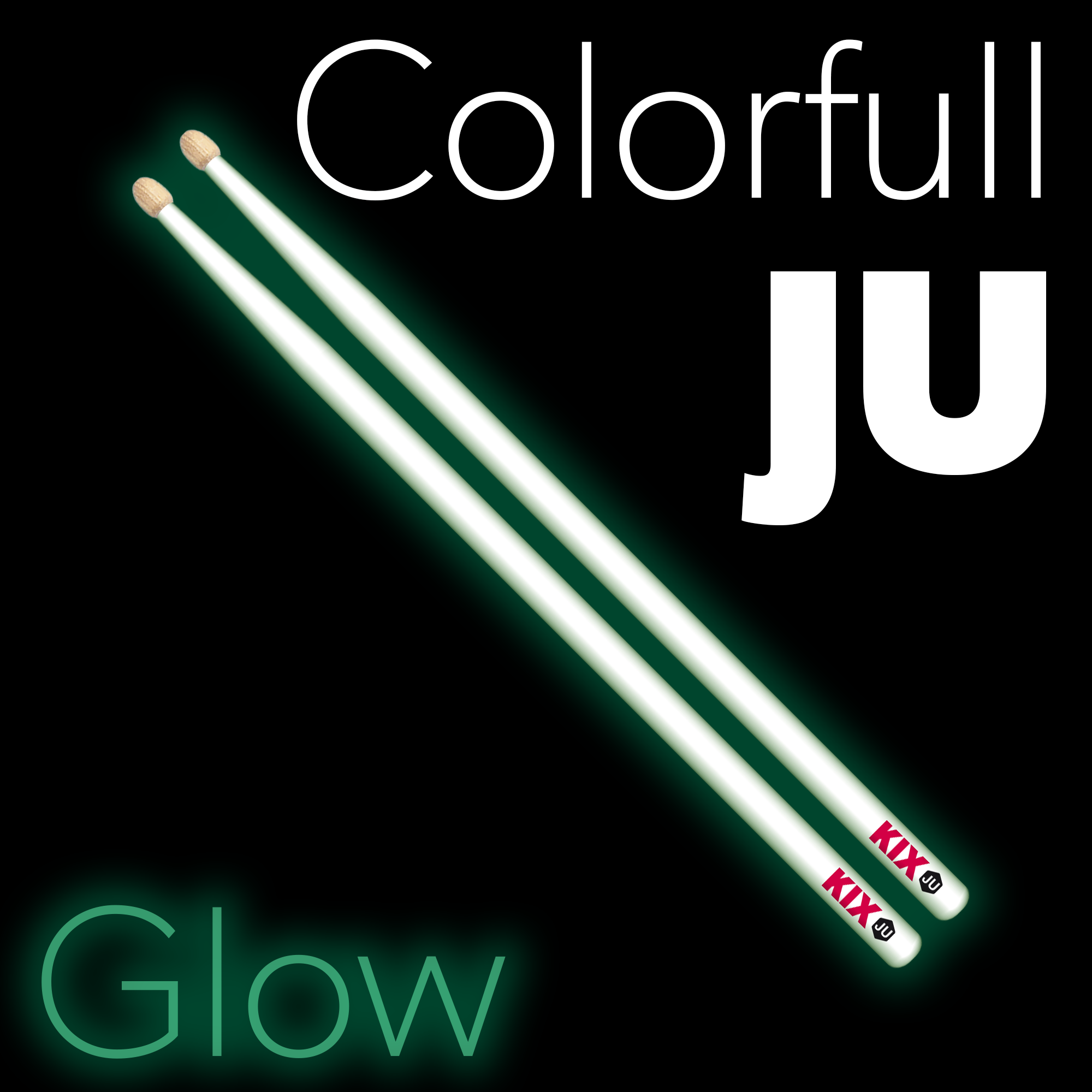 Baguettes Colorfull Junior – Glow KIX