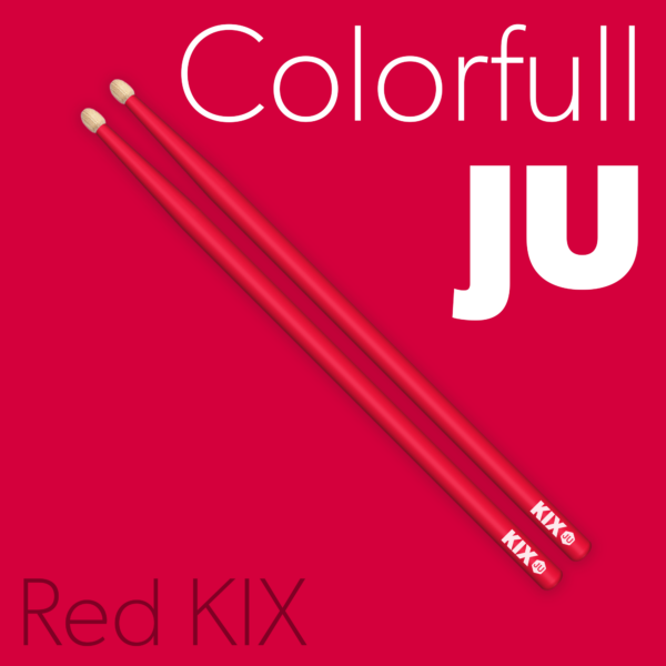 Baguettes Colorfull Junior - Red KIX