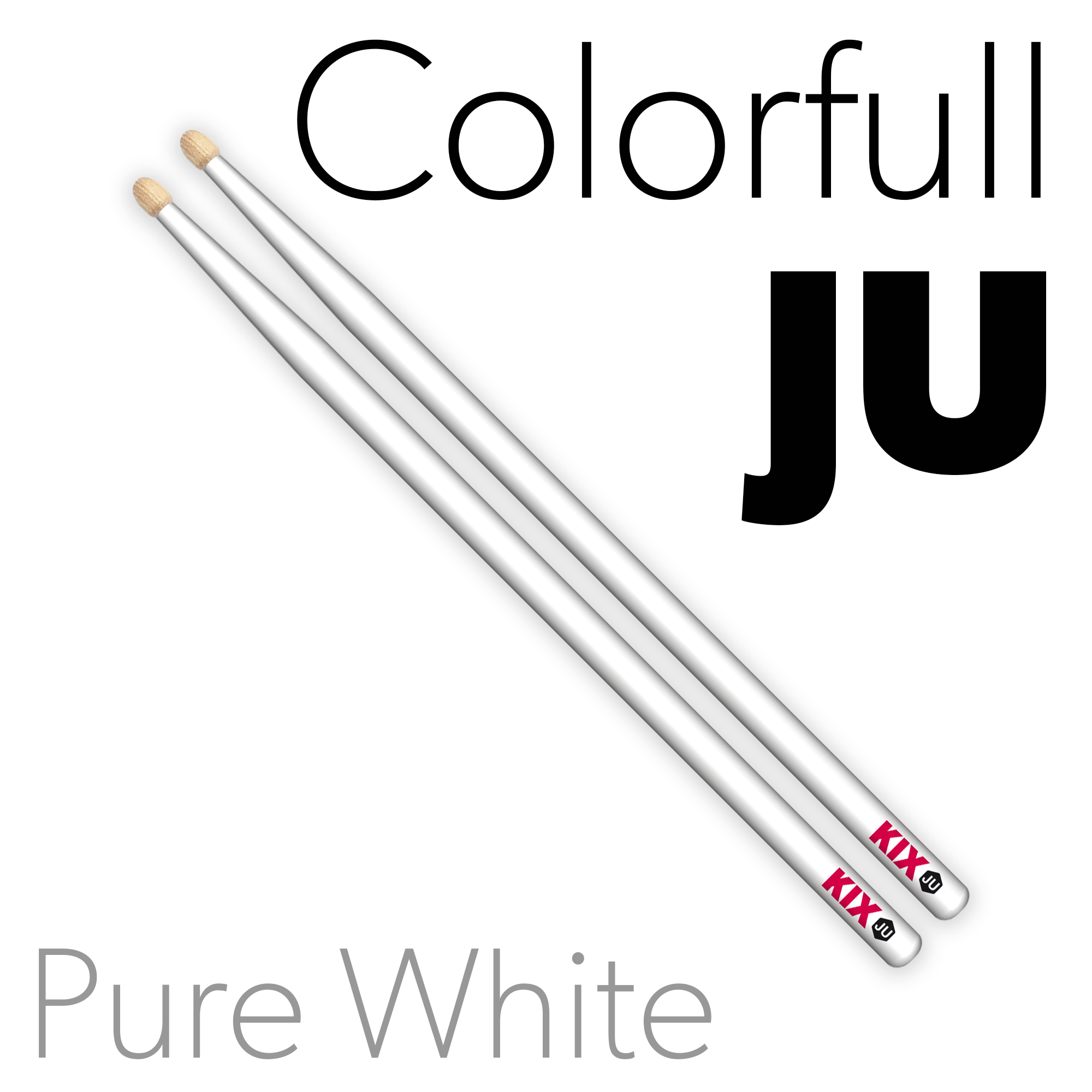 Baguettes Colorfull Junior – Pure White KIX
