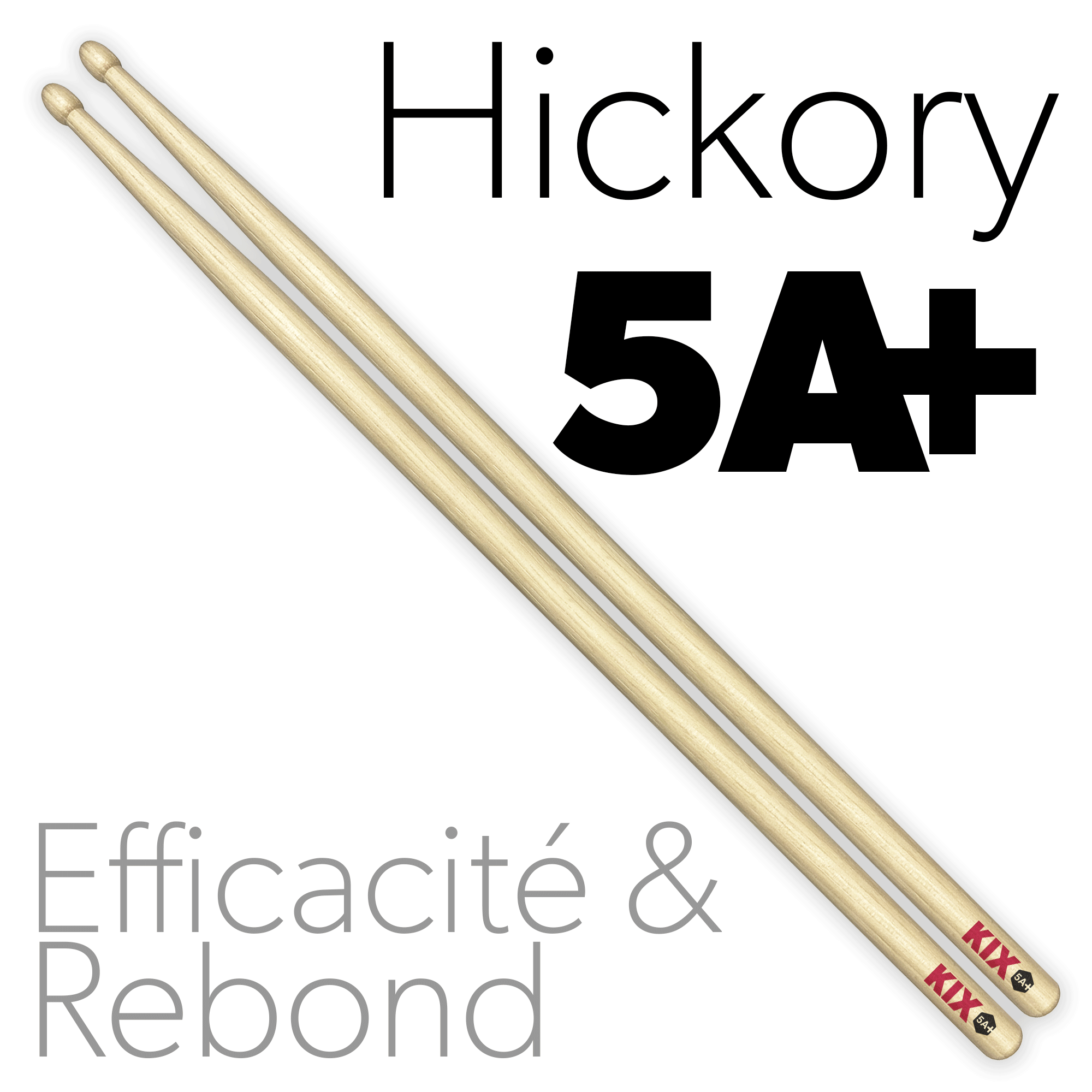 Baguettes KIX Classic Hickory 5A+