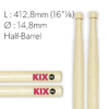 Baguettes KIX Classic Hickory 9AL